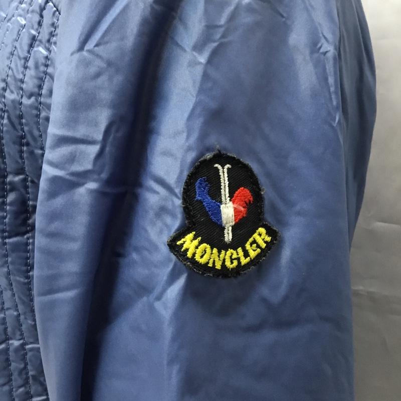 モンクレール MONCLER ジャケット、上着 ジャケット、ブレザー ジップアップジャケット ナイロンジャケット アウター カジュアルジャケット 80S GTO M ロゴ、文字 青 / ブルー /  メンズ USED 古着 中古 10106578