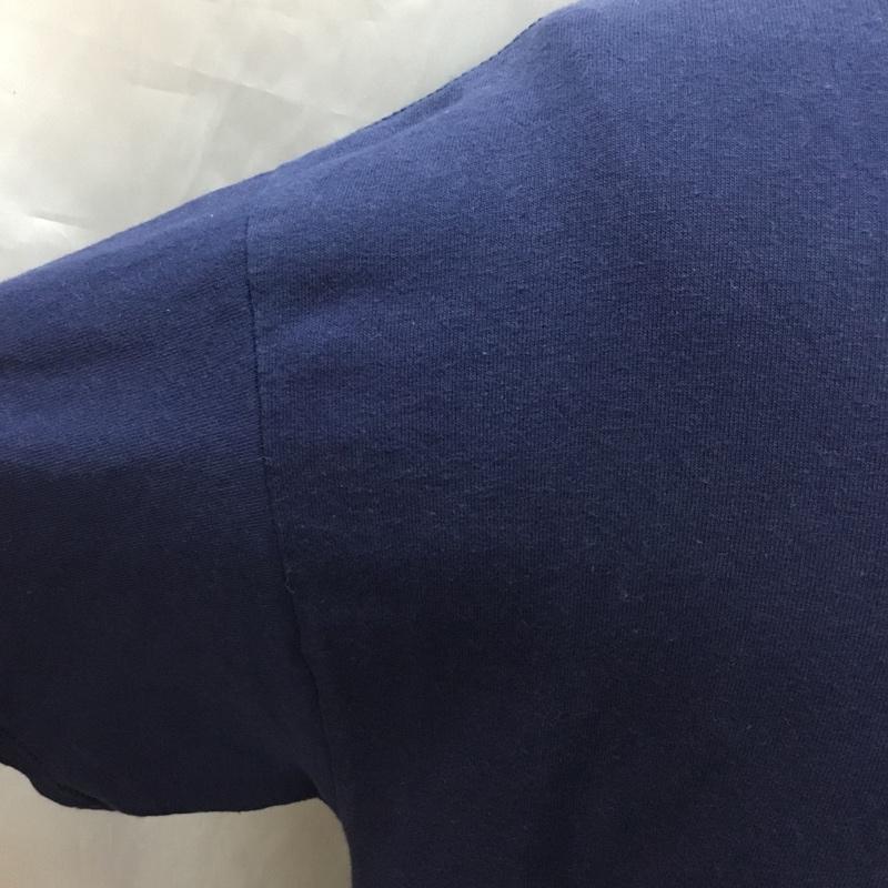 アンダーカバー UNDERCOVER Tシャツ 半袖 半袖カットソー プリントTシャツ クルーネックカットソー madstore L プリント 紺 / ネイビー /  メンズ USED 古着 中古 10120548