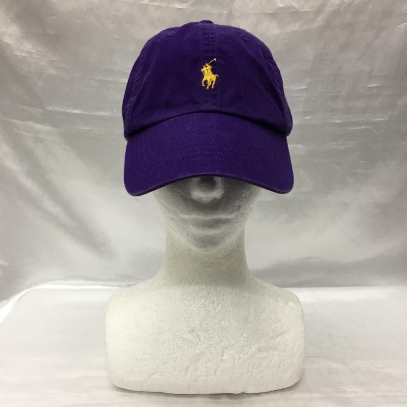 ポロバイラルフローレン Polo by RALPH LAUREN 帽子 キャップ コットン ワンポイント 紫 / パープル /  メンズ USED 古着 中古 10120006