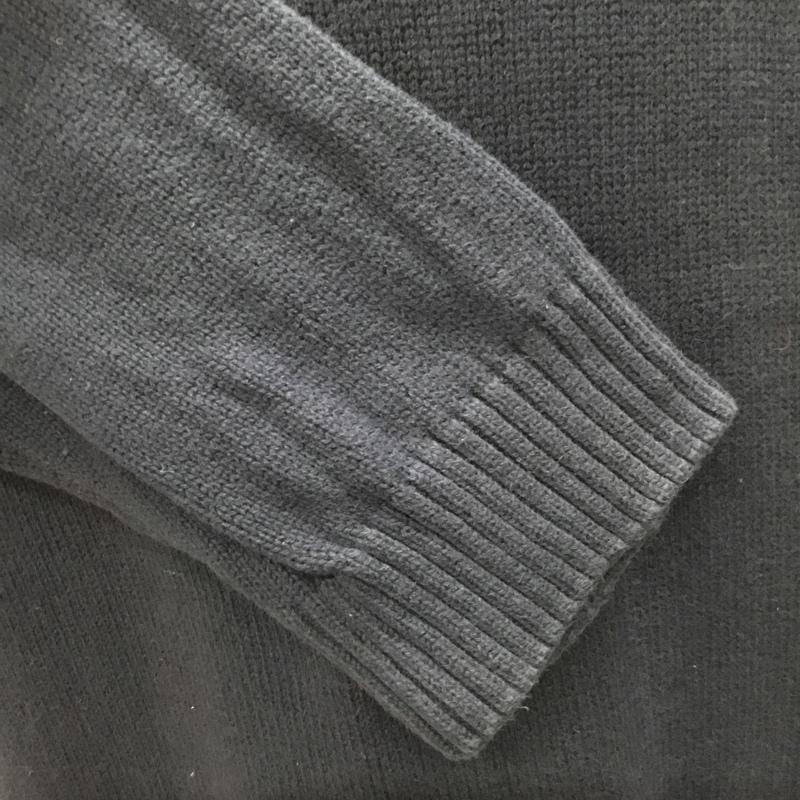 チャップス CHAPS ニット、セーター 長袖 長袖ニットカットソー ニット セーター ジップアップネックニット L ロゴ、文字 紺 / ネイビー /  メンズ USED 古着 中古 10120551