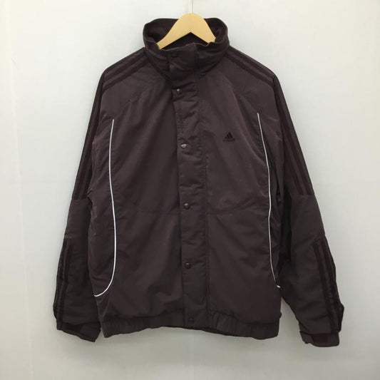 アディダス adidas ジャケット、上着 ジャケット、ブレザー JG8565 BYD3S ルーズフィット パデッドジャケット アディダス ライフスタイル ジャケット L ロゴ、文字 茶 / ブラウン /  メンズ USED 古着 中古 10137706