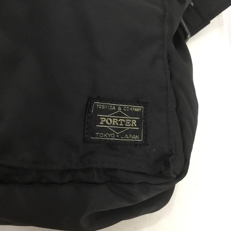 ポーター PORTER ブリーフケース、書類かばん ブリーフケース、書類かばん タンカー 2WAY BRIEFCASE ビジネスバッグ ロゴ、文字 黒 / ブラック /  メンズ USED 古着 中古 10140208