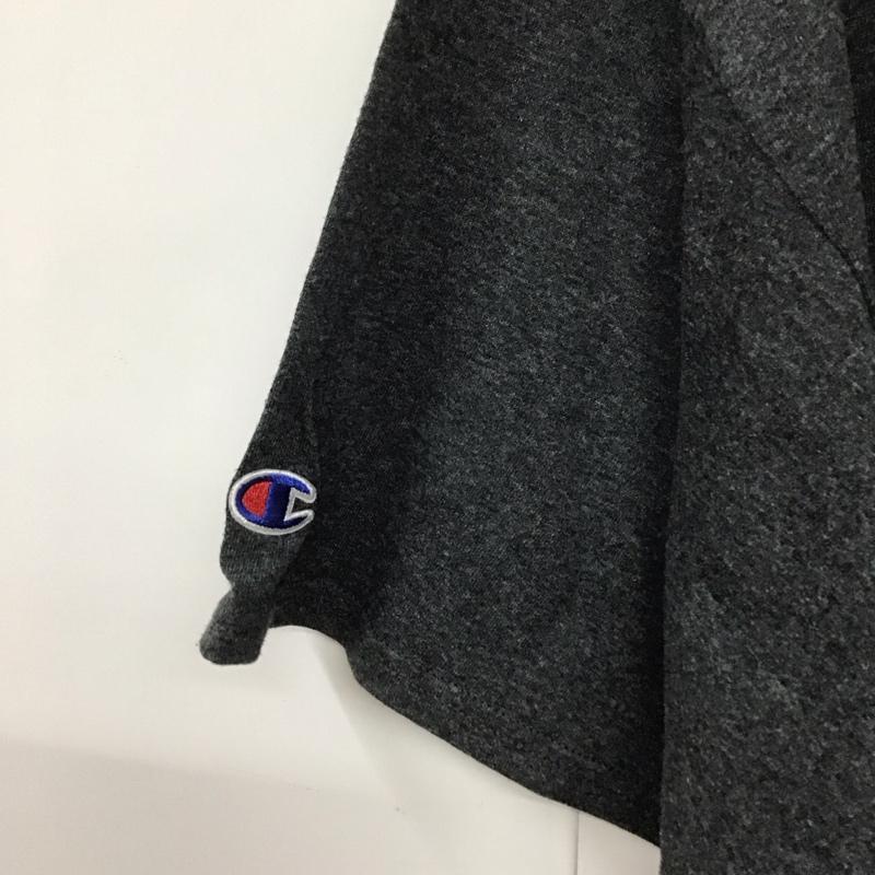 チャンピオン Champion Tシャツ 半袖 半袖カットソー プリントTシャツ クルーネックカットソー XXL プリント 灰 / グレー /  メンズ USED 古着 中古 10131233
