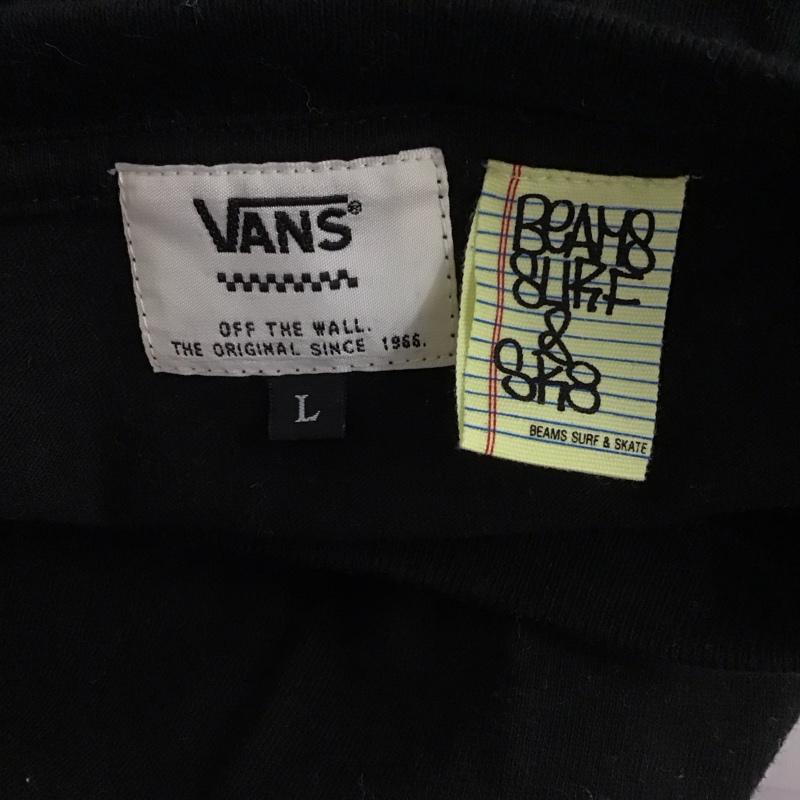 バンズ VANS Tシャツ 半袖 VA16HS-MT51BM クルーネック プリント L ロゴ、文字 黒 / ブラック /  メンズ USED 古着 中古 10123013