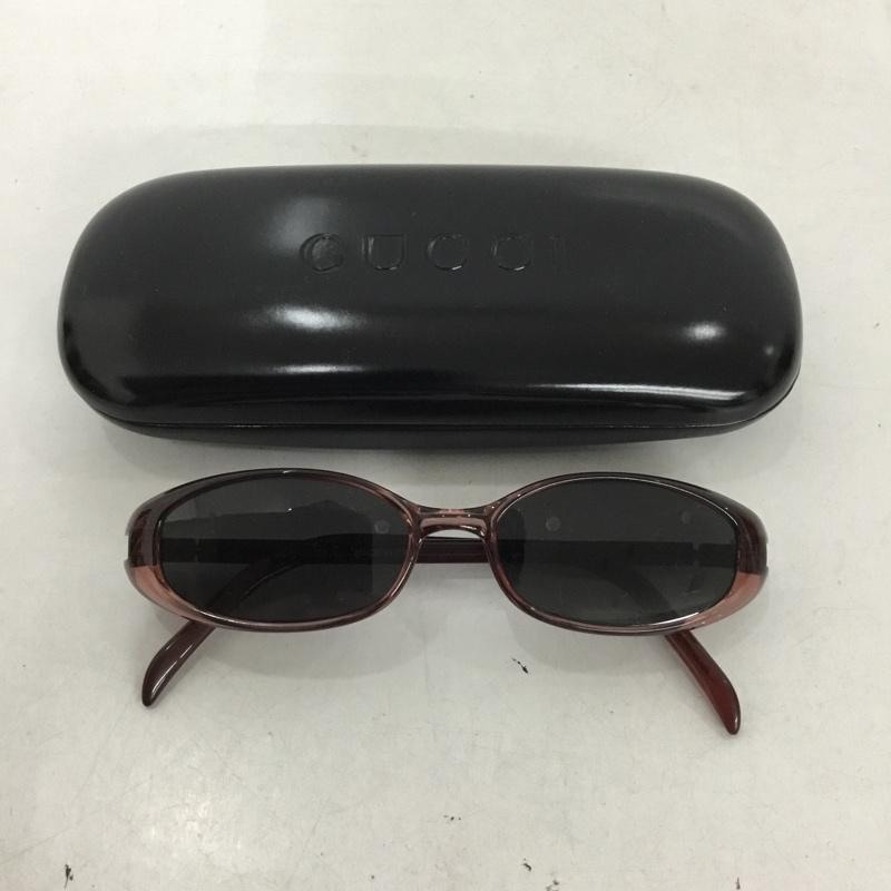 グッチ GUCCI めがね・サングラス サングラス GG2467 オーバル ロゴ、文字 赤 / レッド /  レディース USED 古着 中古 10140030