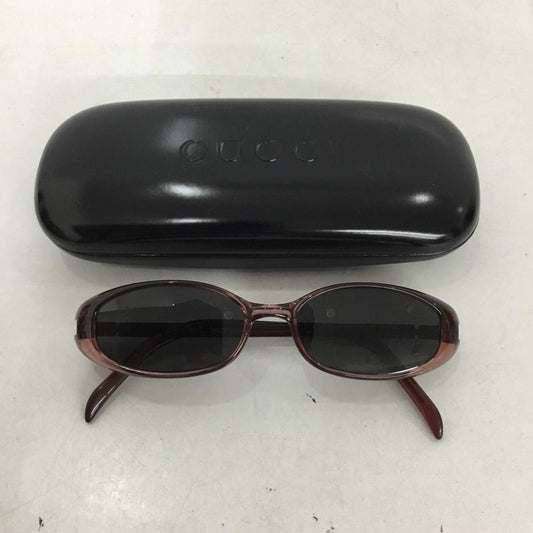 グッチ GUCCI めがね・サングラス サングラス GG2467 オーバル ロゴ、文字 赤 / レッド /  レディース USED 古着 中古 10140030