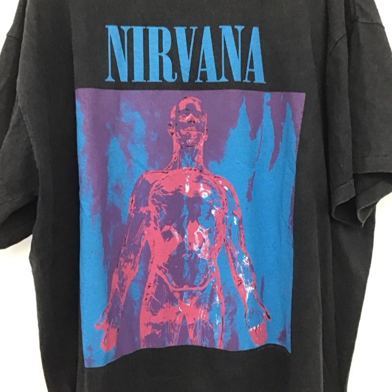 古着 USED Tシャツ 半袖 半袖カットソー プリントTシャツ クルーネックカットソー 古着 バンドTシャツ プリント 黒 / ブラック /  メンズ USED 古着 中古 10139672