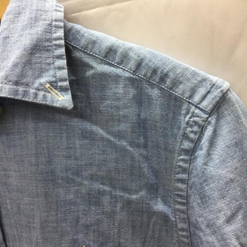 ポロラルフローレン POLO RALPH LAUREN シャツ、ブラウス 長袖 ボタンダウンシャツ L 無地 水色 / ライトブルー /  メンズ USED 古着 中古 10110632