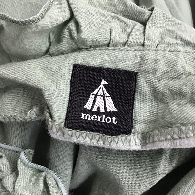 メルロー merlot ワンピース ロングスカート 無地 薄緑 / ライトグリーン /  レディース USED 古着 中古 10121389