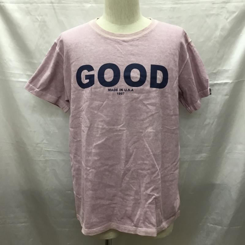 グッドオン Good On Tシャツ 半袖 半袖カットソー プリントTシャツ クルーネックカットソー L ロゴ、文字 紫 / パープル /  メンズ USED 古着 中古 10116018