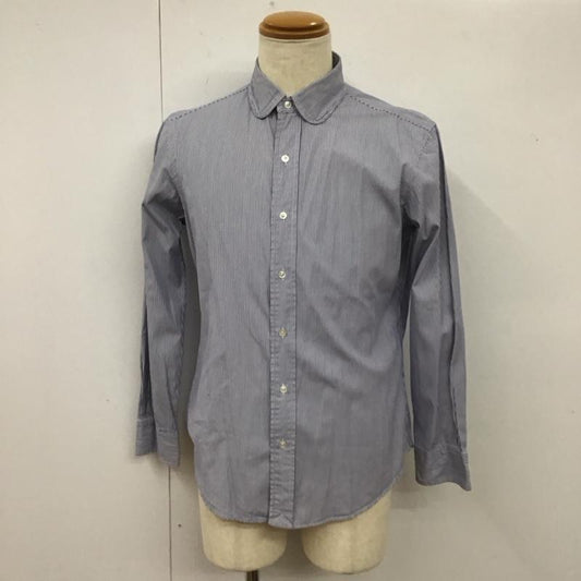 ポロバイラルフローレン Polo by RALPH LAUREN シャツ、ブラウス 長袖 長袖シャツ カラーシャツ ストライプシャツ 長袖カットソー L ストライプ 白 / ホワイト / X 青 / ブルー /  メンズ USED 古着 中古 10112805