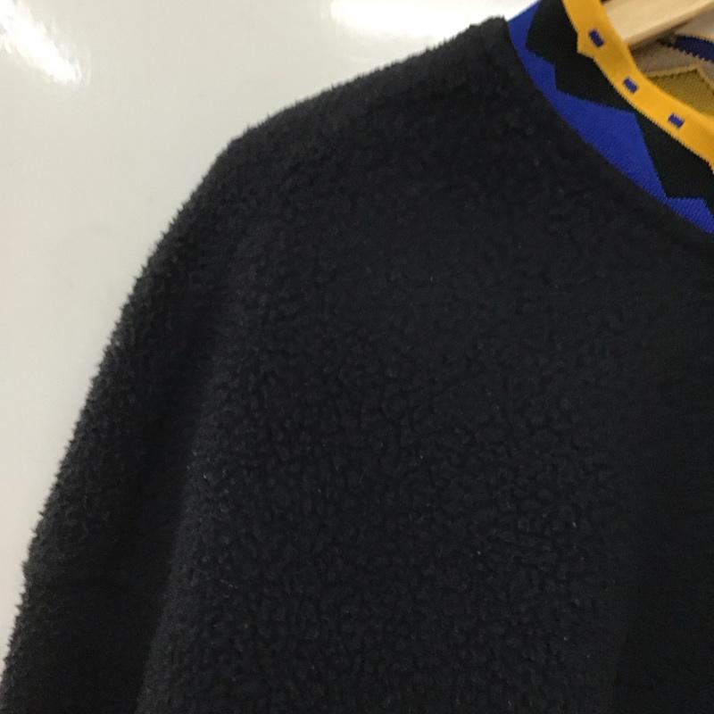 コロンビア Columbia トレーナー 長袖 219 am0275 フリースジャケット クルーネック アウター M ロゴ、文字 ダークグレー / ダークグレー /  メンズ USED 古着 中古 10146025