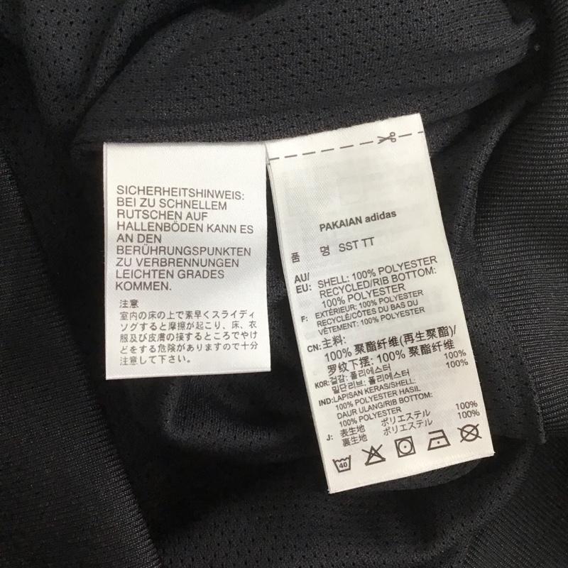 アディダス adidas ジャケット、上着 ジャンパー、ブルゾン BK5931 スーパースタートラックトップ プリント X ロゴ、文字 黒 / ブラック /  レディース USED 古着 中古 10139942