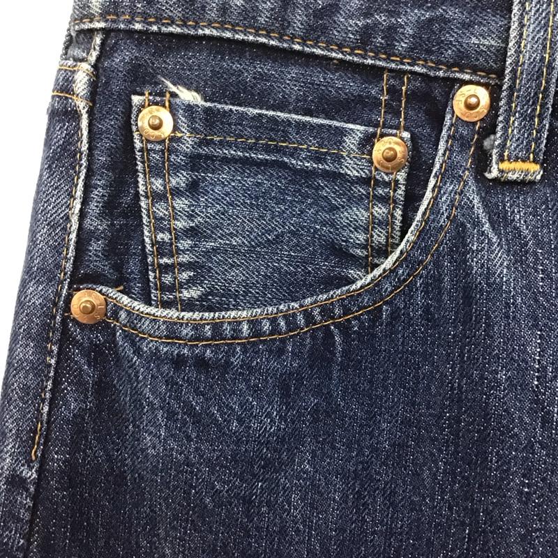 リーバイストラウスアンドコー Levi Strauss & co. パンツ デニム、ジーンズ デニムパンツ ストレートパンツ スリムパンツ カジュアルパンツ 31インチ 無地 インディゴ / インディゴ /  メンズ USED 古着 中古 10107762