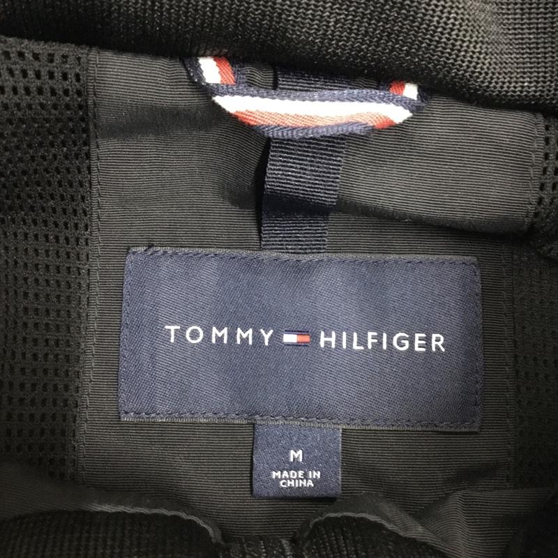 トミーヒルフィガー TOMMY HILFIGER ジャケット、上着 ジャンパー、ブルゾン ジップアップジャケット ジャンパー ジャケット カジュアルジャケット アウター M ロゴ、文字 黒 / ブラック /  メンズ USED 古着 中古 10118730