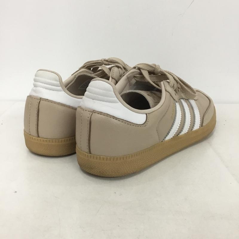 アディダス adidas スニーカー スニーカー IE6523 SAMBA OG W 24cm 24.0cm ロゴ、文字 ベージュ / ベージュ /  レディース USED 古着 中古 10141604
