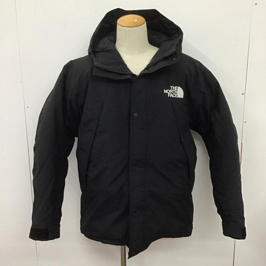 ザノースフェイス THE NORTH FACE ジャケット、上着 ジャンパー、ブルゾン ND92237 MOUNTAINDOWNJACKET ダウンジャケット ジップアップジャケット アウター XL ロゴ、文字 黒 / ブラック /  メンズ USED 古着 中古 10106773