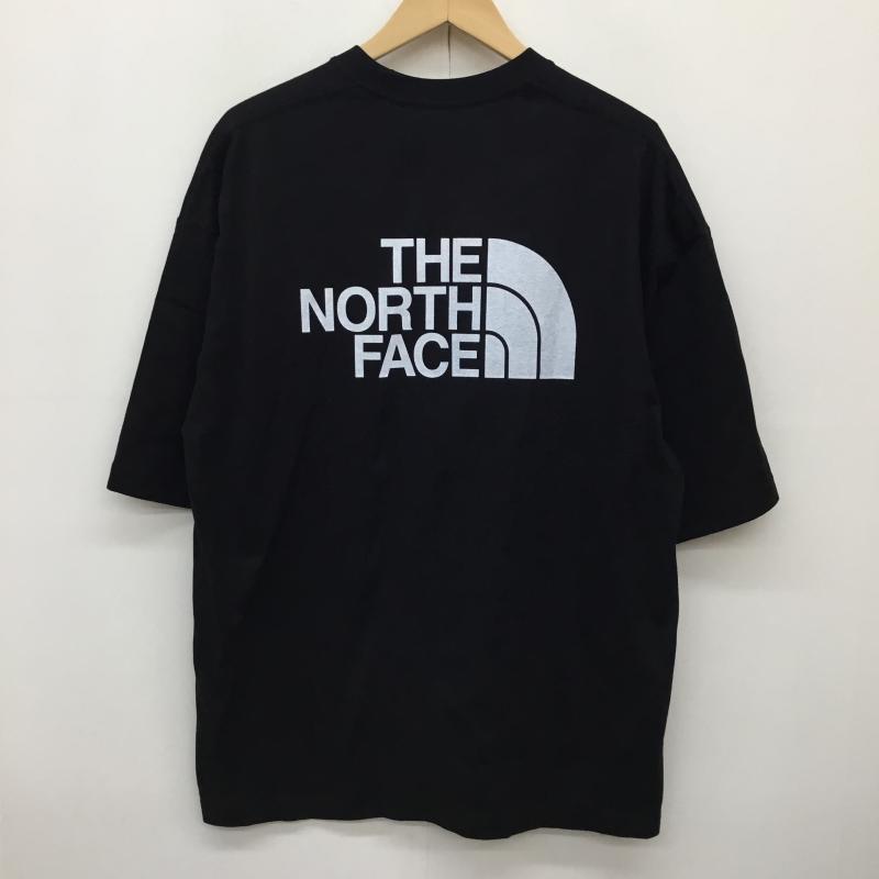 ザノースフェイス THE NORTH FACE Tシャツ 半袖 NT32434 XL ロゴ、文字 黒 / ブラック /  メンズ USED 古着 中古 10151129