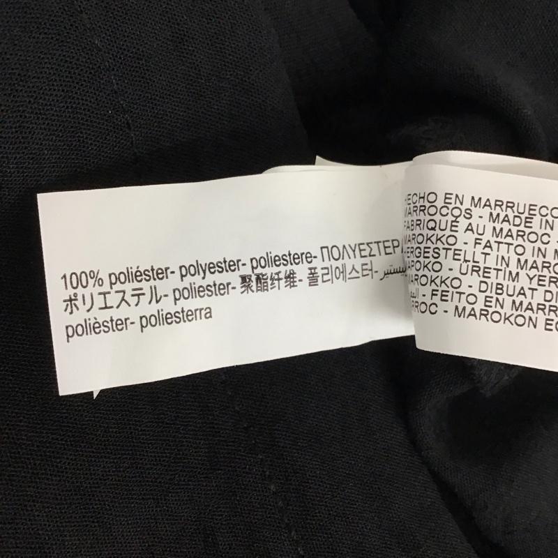 ザラ ZARA カットソー 半袖 0264/170/800 FLOWY WRAP TOP S 無地 黒 / ブラック /  レディース USED 古着 中古 10133648