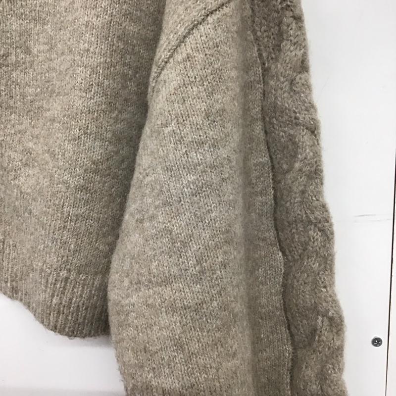 マーキュリーデュオ MERCURYDUO カーディガン 長袖 長袖カーディガン 前ボタン ニットカーディガン FREE 無地 ベージュ / ベージュ /  レディース USED 古着 中古 10145071