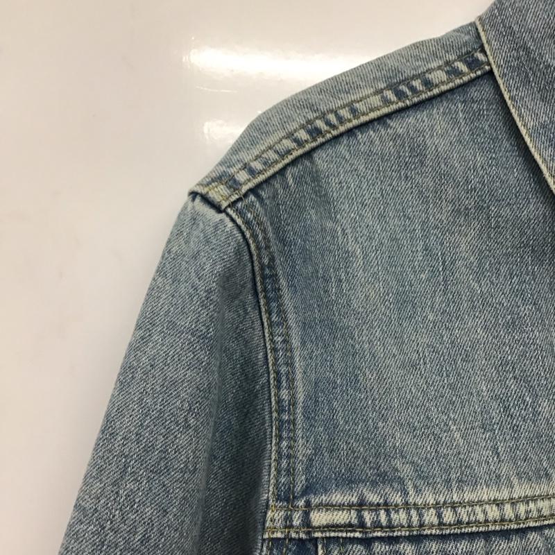 リーバイス Levi s ジャケット、上着 ジャケット、ブレザー 71557-0214 90s 復刻版 デニムジャケット ジージャン 38インチ 38 無地 水色 / ライトブルー /  メンズ USED 古着 中古 10144717