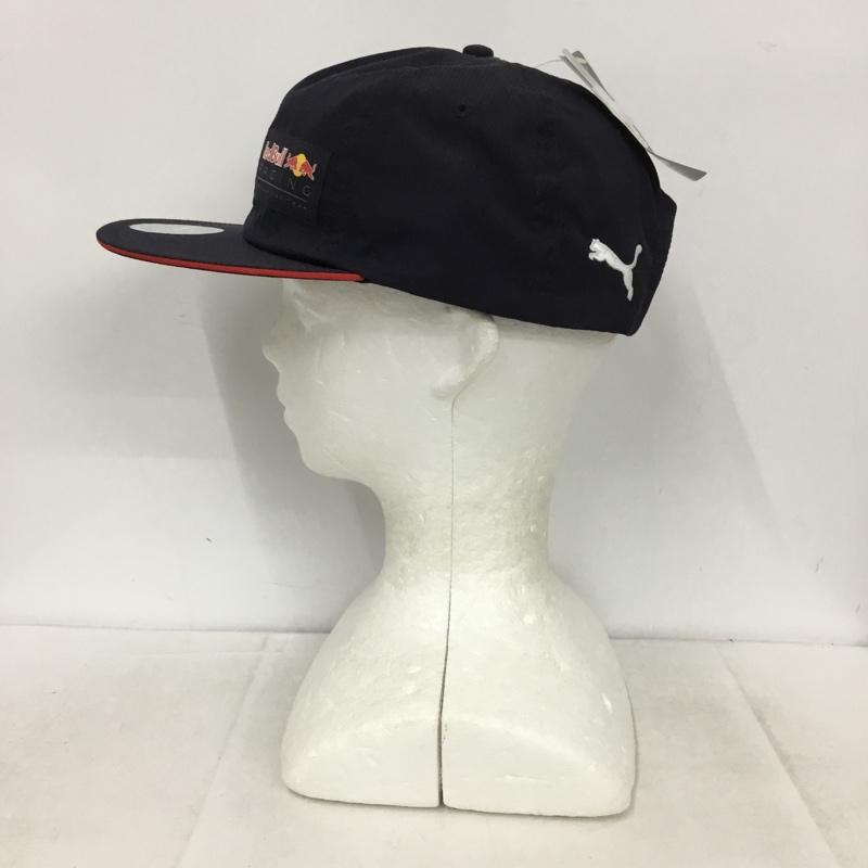 プーマ PUMA 帽子 キャップ 021955-01 Red Bull ロゴ、文字 紺 / ネイビー /  メンズ USED 古着 中古 10148440