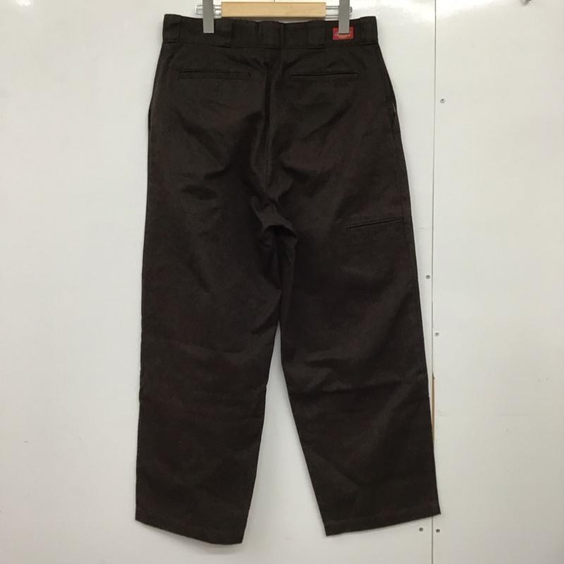 ディッキーズ Dickies パンツ ワークパンツ、ペインターパンツ ワークパンツ ワイドパンツ カジュアルパンツ M ロゴ、文字 茶 / ブラウン /  メンズ USED 古着 中古 10150749