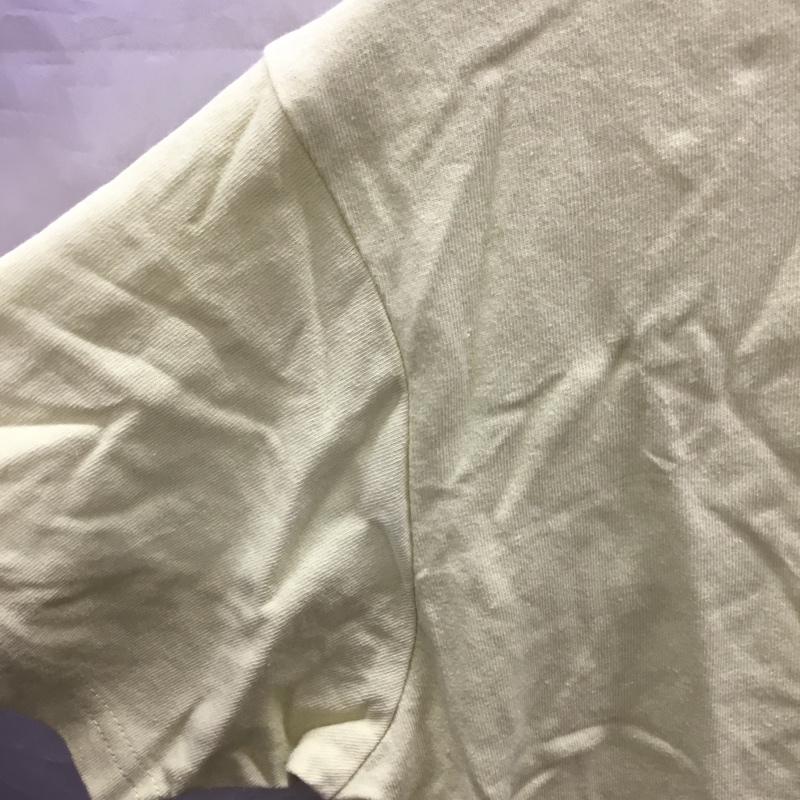 コーエン coen Tシャツ 半袖 7625-637-0327 刺繍 L ロゴ、文字 黄 / イエロー /  レディース USED 古着 中古 10117793