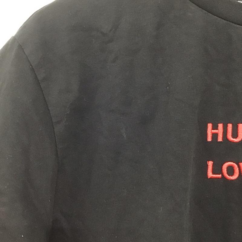 ディーゼル DIESEL Tシャツ 半袖 半袖カットソー プリントTシャツ クルーネックカットソー XL ロゴ、文字 黒 / ブラック /  メンズ USED 古着 中古 10145054