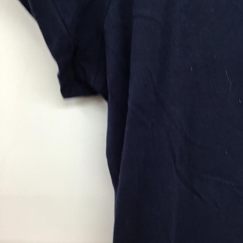 ポロラルフローレン POLO RALPH LAUREN Tシャツ 半袖 L ロゴ、文字 X プリント 紺 / ネイビー /  レディース USED 古着 中古 10150804