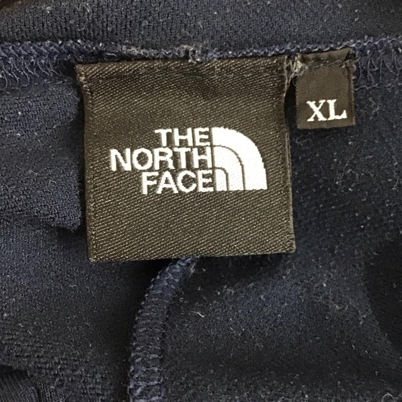 ザノースフェイス THE NORTH FACE パーカー 長袖 nt61509 MomentumHoodieJKT ジップアップパーカー XL ロゴ、文字 紺 / ネイビー /  メンズ USED 古着 中古 10131555