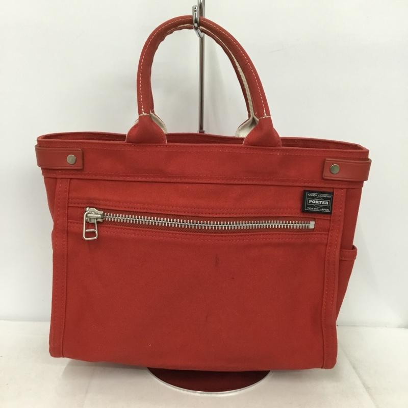 ポーターガール PORTERGIRL トートバッグ トートバッグ ロゴ、文字 赤 / レッド /  レディース USED 古着 中古 10148467