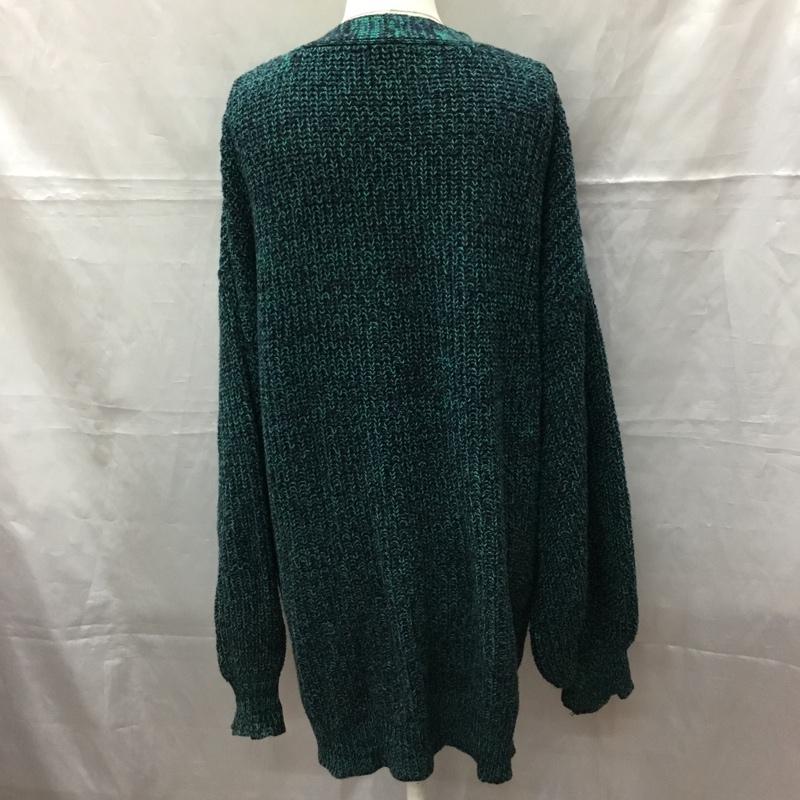 ジーナシス JEANASIS カーディガン 長袖 JS063931MW Vネック FREE 無地 緑 / グリーン /  レディース USED 古着 中古 10112898