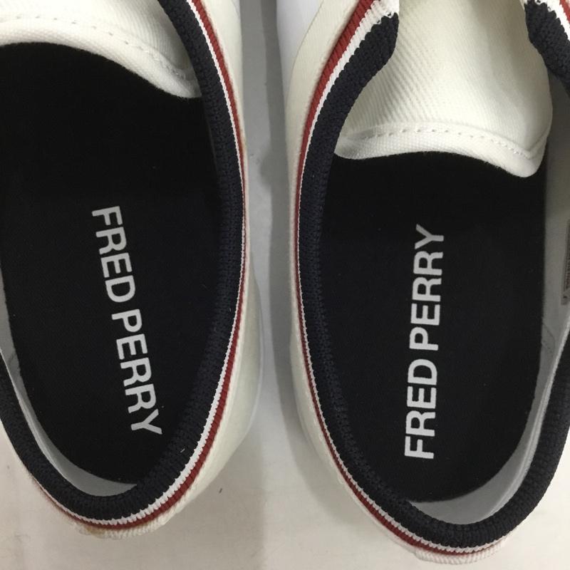 フレッドペリー FRED PERRY スニーカー スニーカー B7106 アンダースピンツイル UK9 箱有 US：10 ワンポイント オフホワイト / オフホワイト /  メンズ USED 古着 中古 10135003