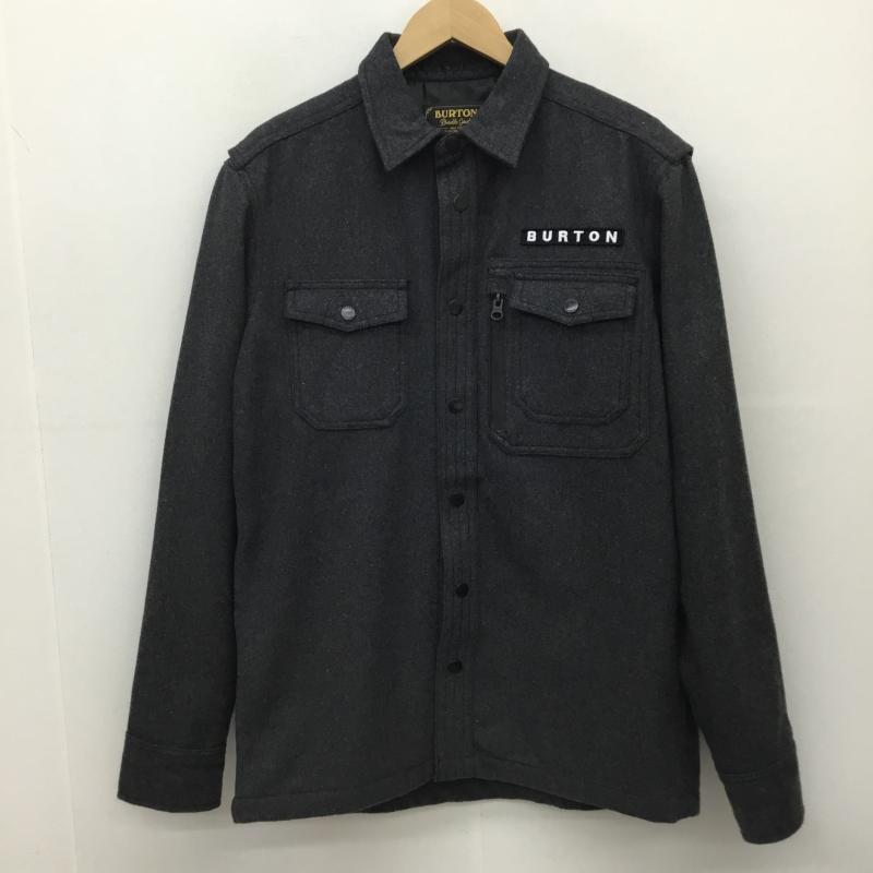 バートン BURTON ジャケット、上着 ジャケット、ブレザー S ロゴ、文字 灰 / グレー /  メンズ USED 古着 中古 10141534