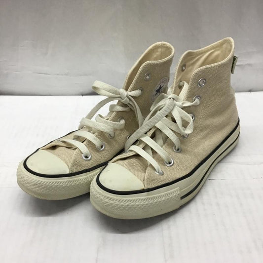 コンバース CONVERSE スニーカー スニーカー 1C298 HEMP HI ヘンプ 23cm 23.0cm ロゴ、文字 アイボリー / アイボリー /  レディース USED 古着 中古 10119081