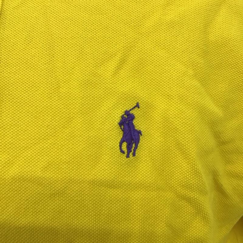 ポロバイラルフローレン Polo by RALPH LAUREN ポロシャツ 半袖 半袖 M ロゴ、文字 黄 / イエロー /  メンズ USED 古着 中古 10112147
