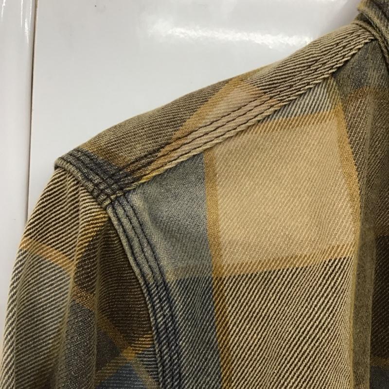 ヒューストン HOUSTON シャツ、ブラウス 長袖 M チェック マルチカラー / マルチカラー /  メンズ USED 古着 中古 10129997