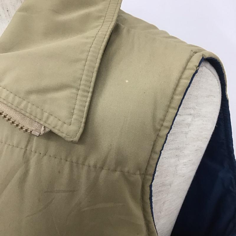 ウールリッチ WOOLRICH ベスト ベスト ジップアップベスト カラージップベスト アウター M 無地 ベージュ / ベージュ /  メンズ USED 古着 中古 10111627