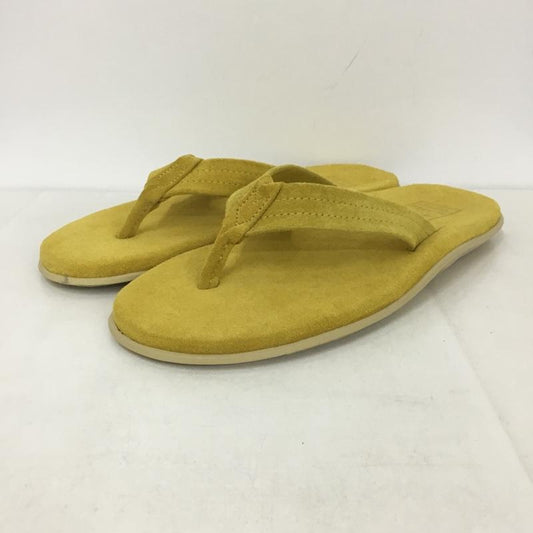 アイランドスリッパ ISLAND SLIPPER サンダル サンダル トングサンダル スエード 11 ロゴ、文字 黄 / イエロー /  メンズ USED 古着 中古 10134538