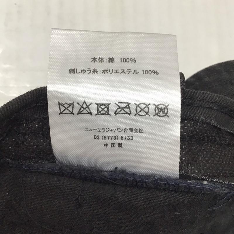 ニューエラ NEW ERA 帽子 ハット バケットハット バケハ ロゴ、文字 黒 / ブラック /  メンズ USED 古着 中古 10115676