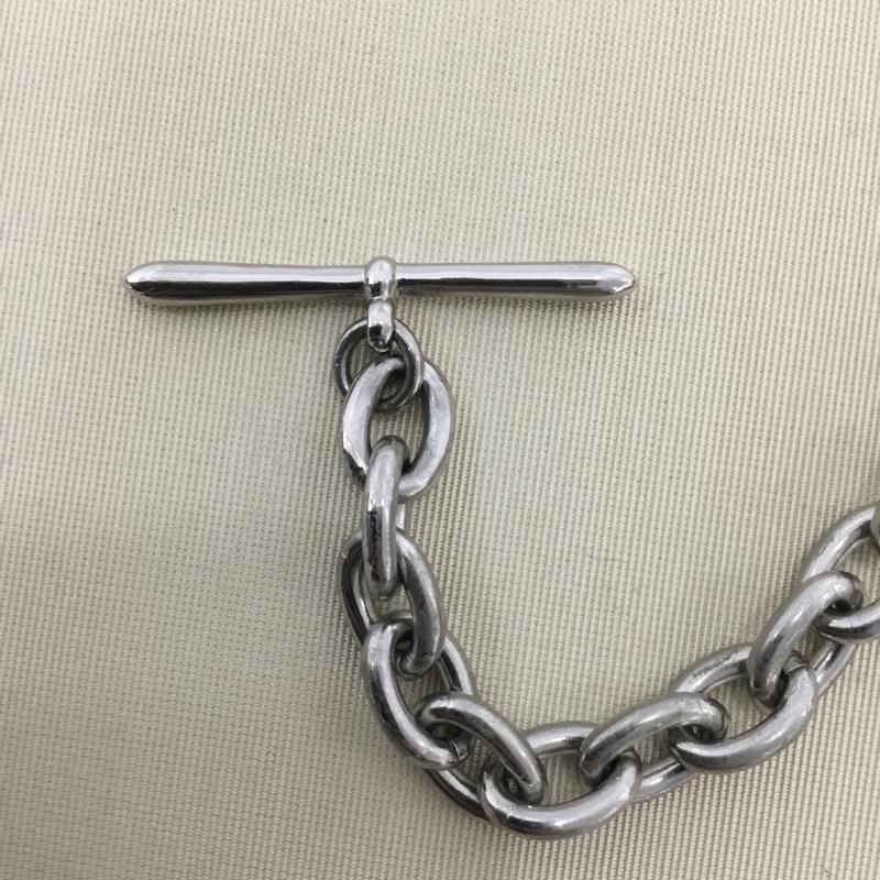 古着 USED アクセサリー ブレスレット、バングル BASICKS ハート チェーン 箱有 ロゴ、文字 銀 / シルバー /  レディース USED 古着 中古 10150980