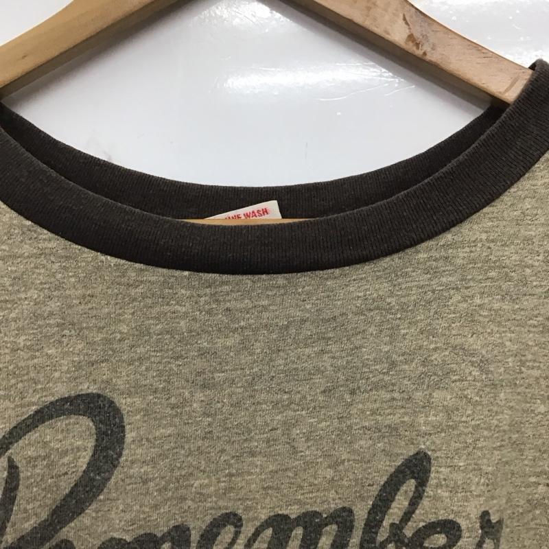 フォーティーファイブアールピーエム 45RPM Tシャツ 半袖 半袖カットソー プリントTシャツ クルーネックカットソー 3 ロゴ、文字 茶 / ブラウン /  メンズ USED 古着 中古 10140545