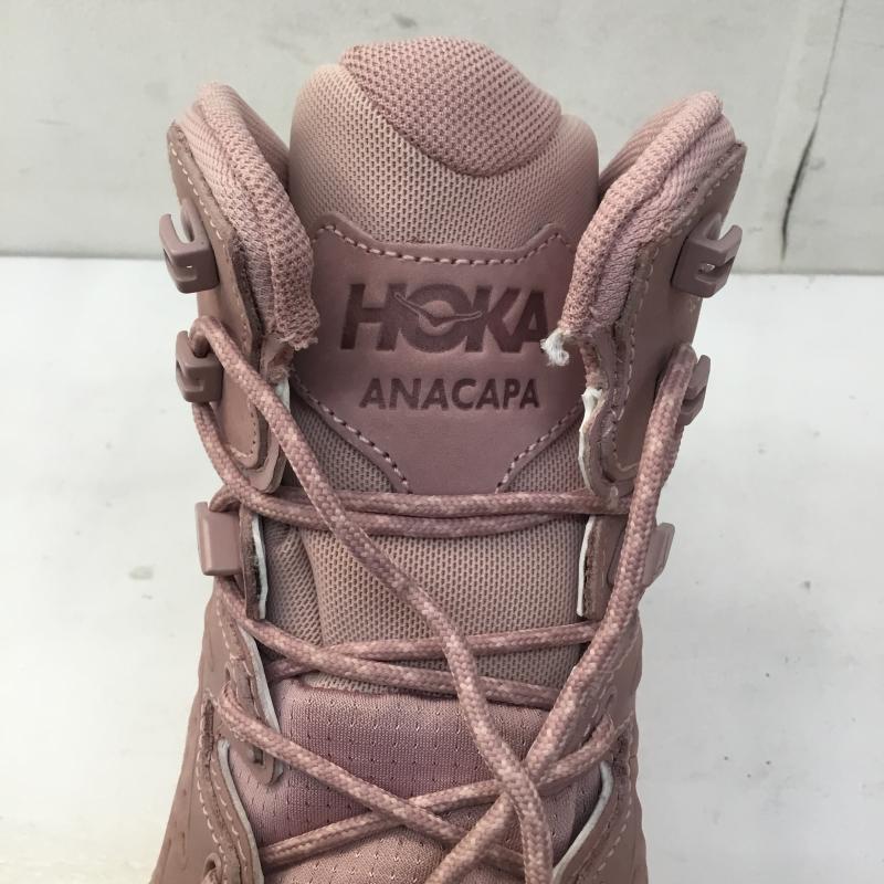 ホカ HOKA スニーカー スニーカー 1134984 ANACAPA Mid GTX 27.5cm ロゴ、文字 桃 / ピンク /  メンズ USED 古着 中古 10140754