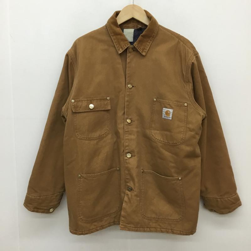 カーハート Carhartt ジャケット、上着 ジャケット、ブレザー ロゴ、文字 茶 / ブラウン /  メンズ USED 古着 中古 10137459