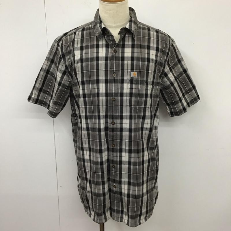 カーハート Carhartt シャツ、ブラウス 半袖 半袖シャツ カラーシャツ 半袖カットソー チェックシャツ L チェック マルチカラー / マルチカラー /  メンズ USED 古着 中古 10115713