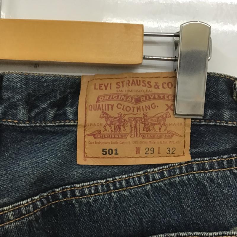 リーバイストラウスアンドコー Levi Strauss & co. パンツ デニム、ジーンズ デニムパンツ ストレートパンツ ワイドパンツ カジュアルパンツ 501 90s アメリカ製 29インチ 無地 インディゴ / インディゴ /  メンズ USED 古着 中古 10106261
