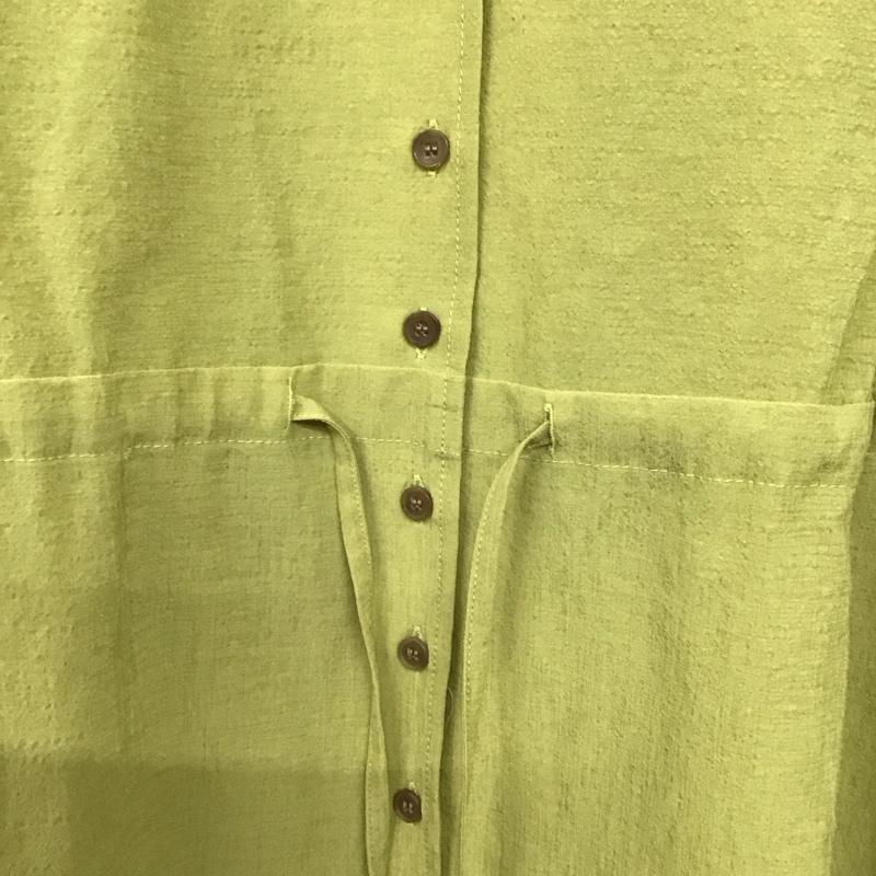 アパートバイローリーズ apart by lowrys シャツ、ブラウス 長袖 AP260348TK カイキンドロストシャツ FREE 無地 薄緑 / ライトグリーン /  レディース USED 古着 中古 10134597