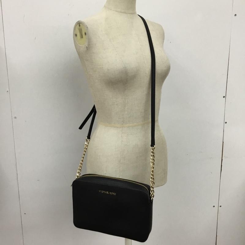 マイケルコース MICHAEL KORS ショルダーバッグ ショルダーバッグ 35TG8GTTC9L ロゴ、文字 黒 / ブラック /  レディース USED 古着 中古 10110166