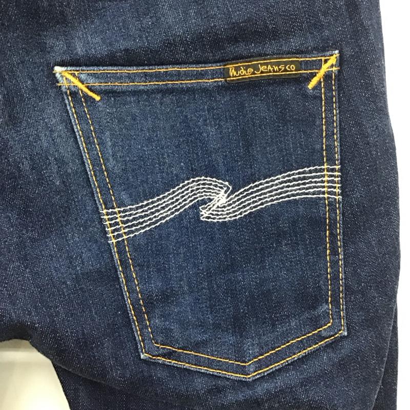 ヌーディージーンズ Nudie Jeans パンツ デニム、ジーンズ デニムパンツ スリムパンツ ジーンズ カジュアルパンツ ストレッチパンツ 28インチ 無地 インディゴ / インディゴ /  メンズ USED 古着 中古 10111662